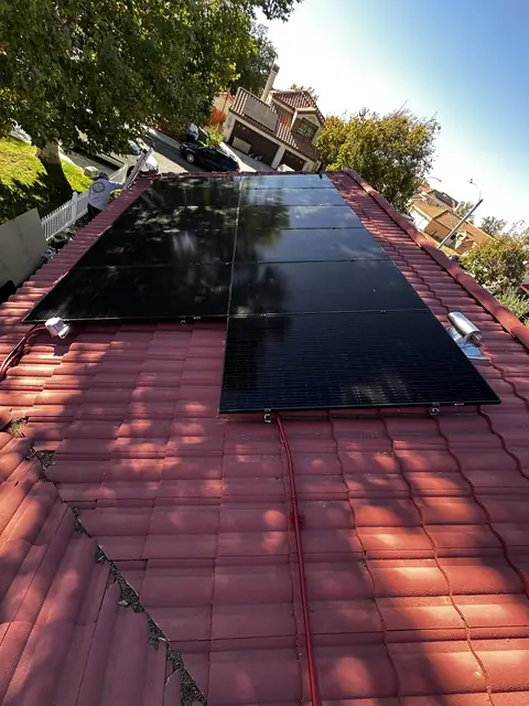 Home solar installation in Palmdale, CA