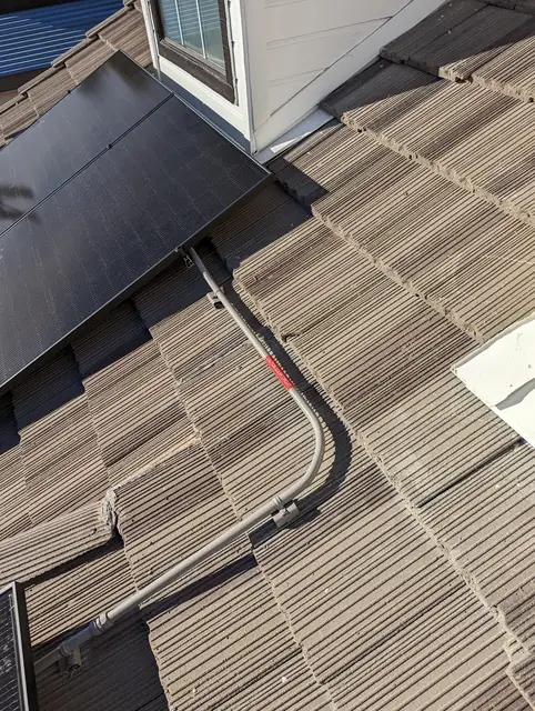 Rooftop solar installation by Cali Energy in Palmdale, CA