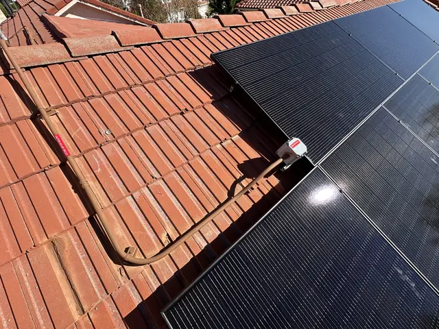 Rooftop solar installation by Cali Energy in Porter Ranch, CA