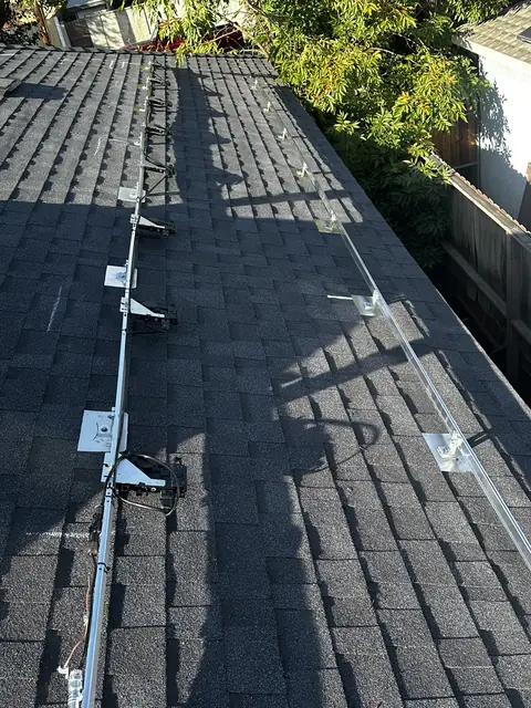 Completed residential solar project in Reseda, CA