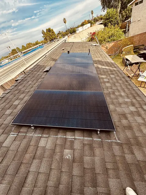 Residential PV system installed in Reseda, CA