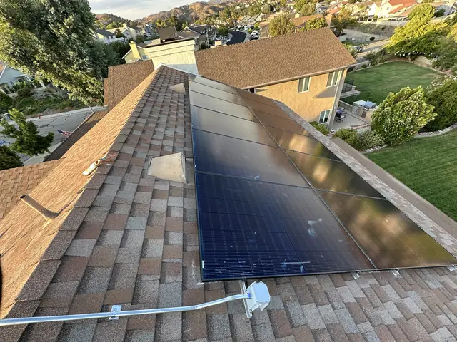 Residential PV system installed in Santa Clarita, CA