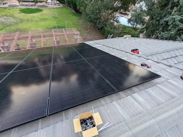 Rooftop solar installation by Cali Energy in Santa Clarita, CA