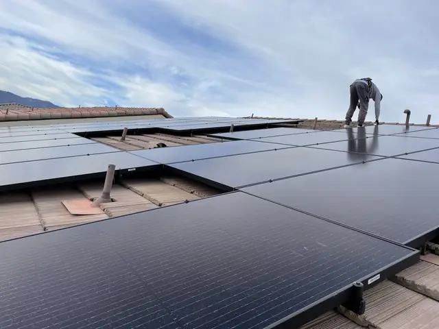 Completed residential solar project in Santa Clarita, CA