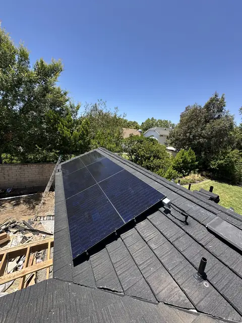 Rooftop solar installation by Cali Energy in Santa Clarita, CA