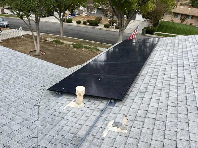 Rooftop solar installation by Cali Energy in Santa Clarita, CA