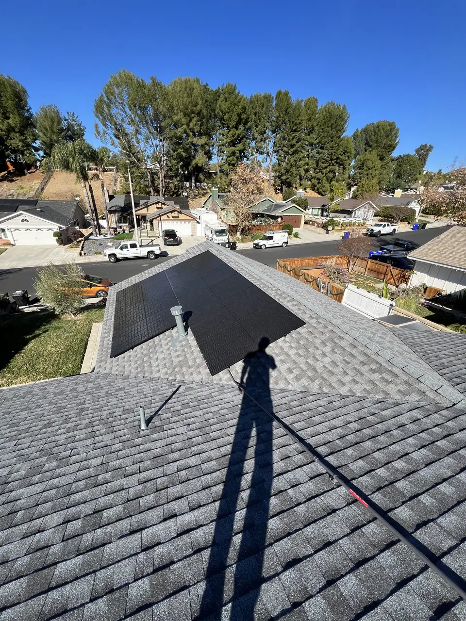 Solar array with four Enphase batteries for whole-home backup in Santa Clarita