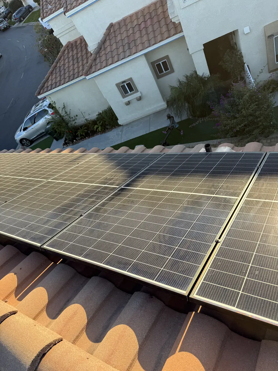 Rooftop solar installation by Cali Energy in Santa Clarita, CA