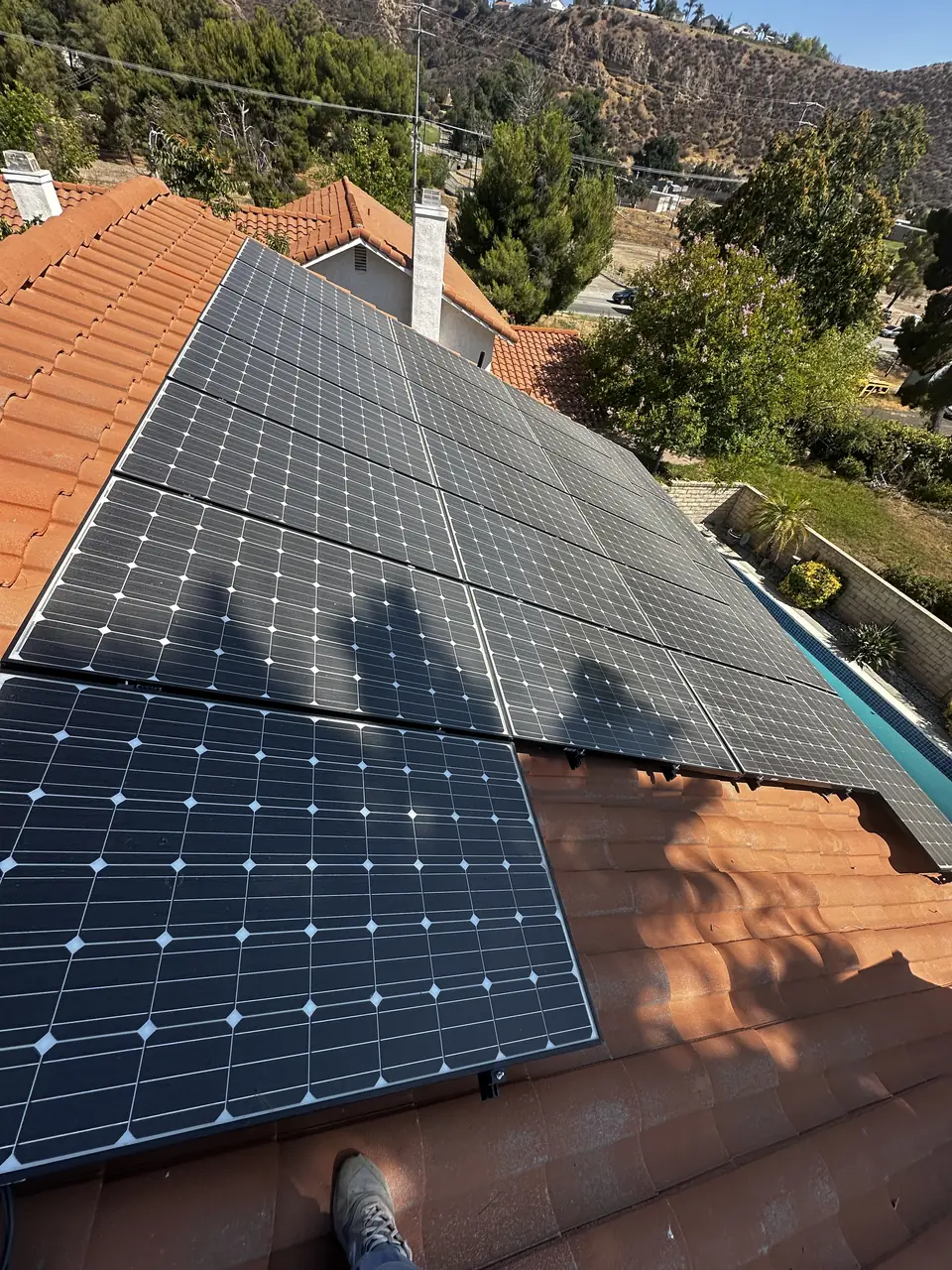 Home solar installation in Santa Clarita, CA