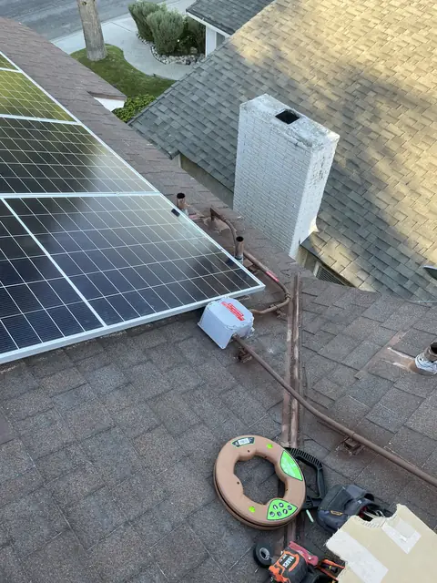 Rooftop solar installation by Cali Energy in Santa Clarita, CA