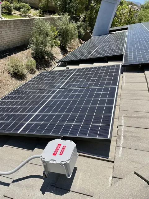 Rooftop solar installation by Cali Energy in Santa Clarita, CA
