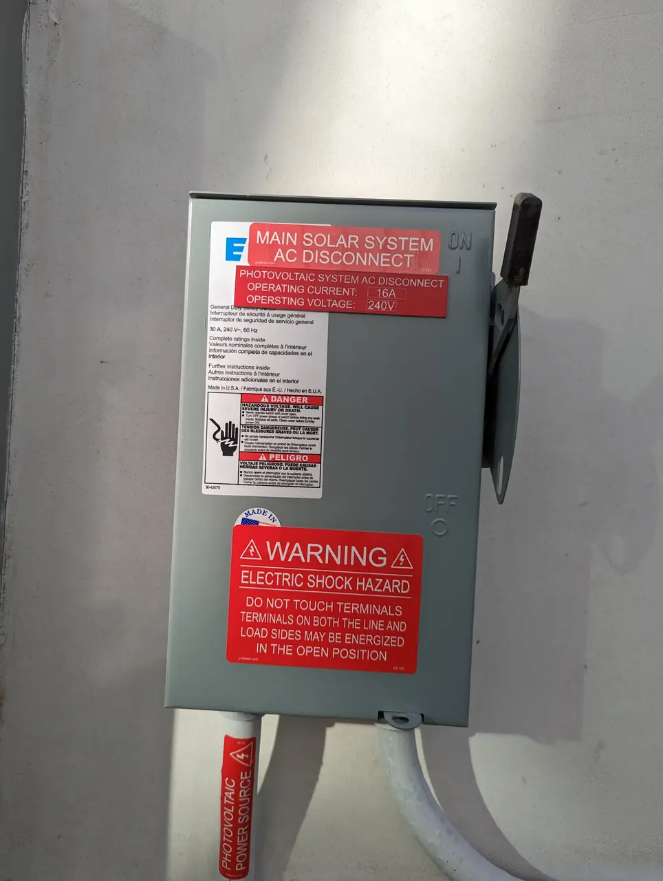Solar panel mounting detail on a rooftop in Sherman Oaks, CA