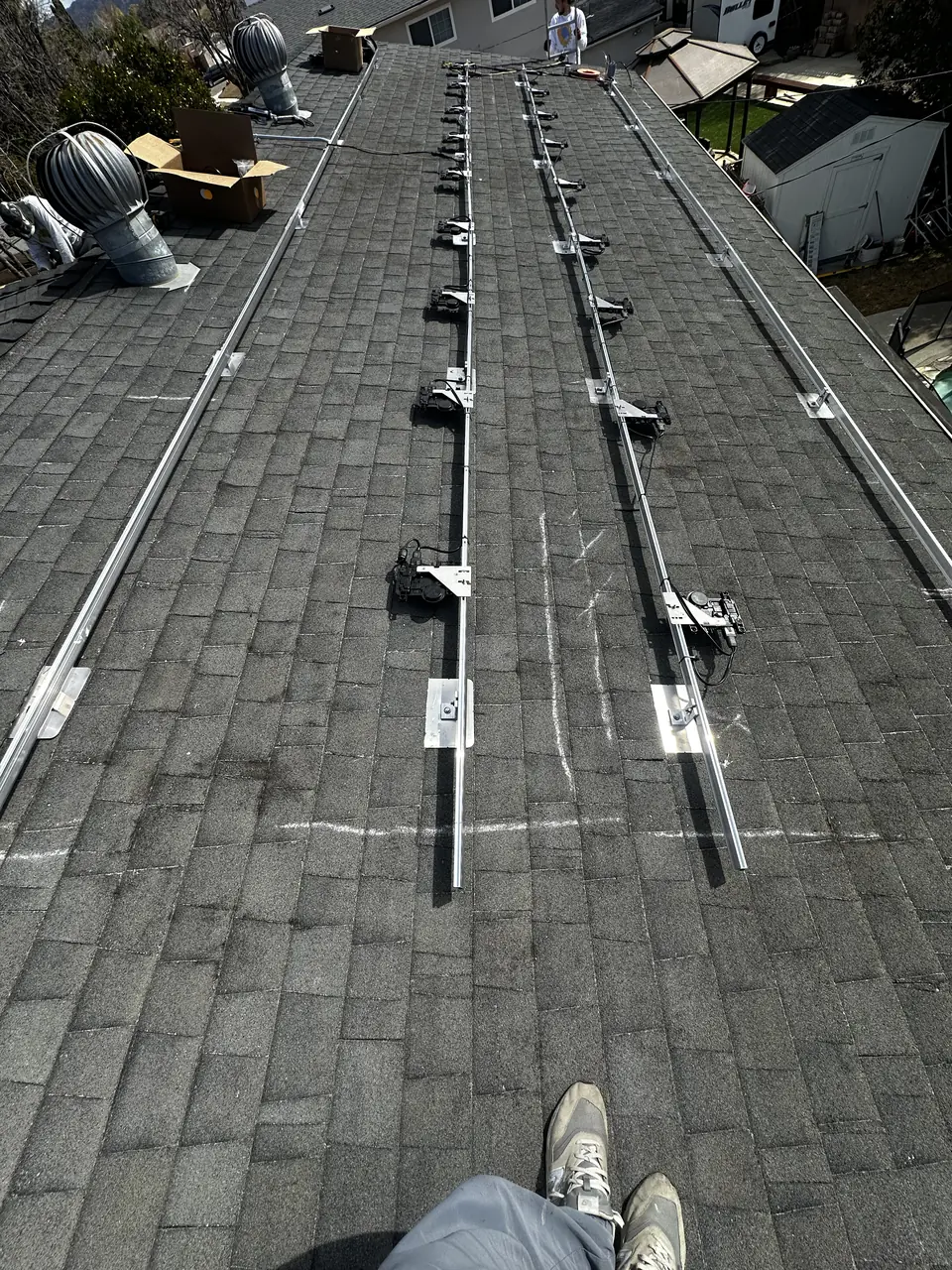 Completed residential solar project in Simi Valley, CA