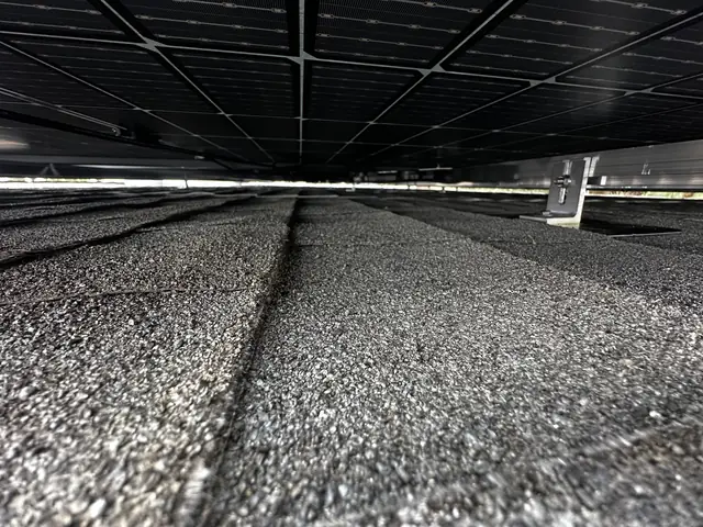 Finished rooftop solar panels on a Simi Valley home