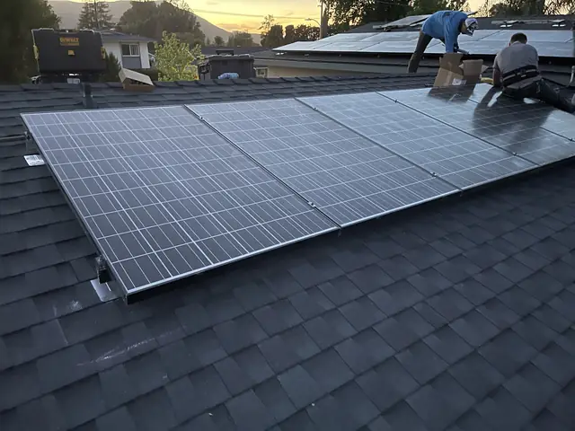 Home solar installation in Simi Valley, CA