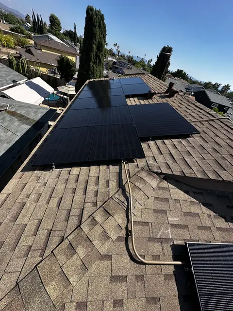 Residential PV system installed in Sun Valley, CA