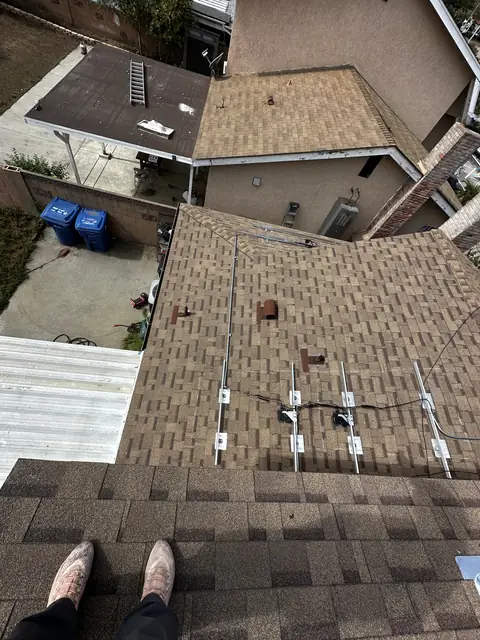 Rooftop solar installation by Cali Energy in Sun Valley, CA