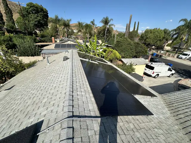 Home solar installation in Sylmar, CA