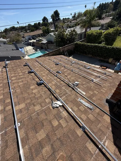Residential PV system installed in Sylmar, CA