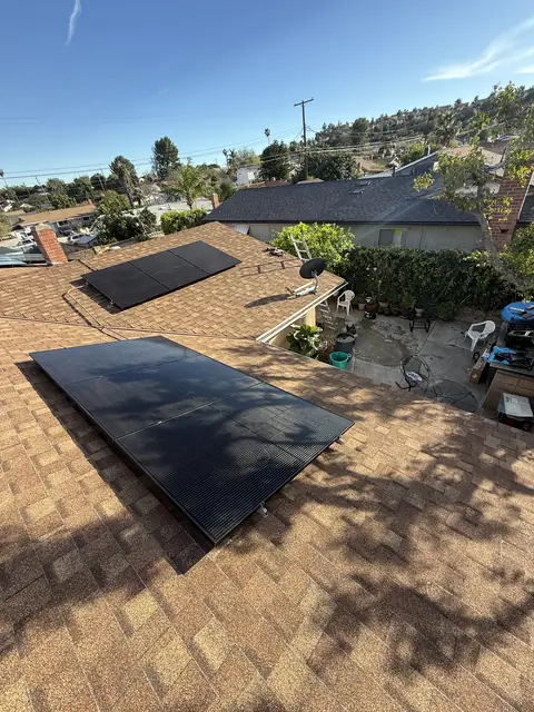 Rooftop solar installation by Cali Energy in Sylmar, CA