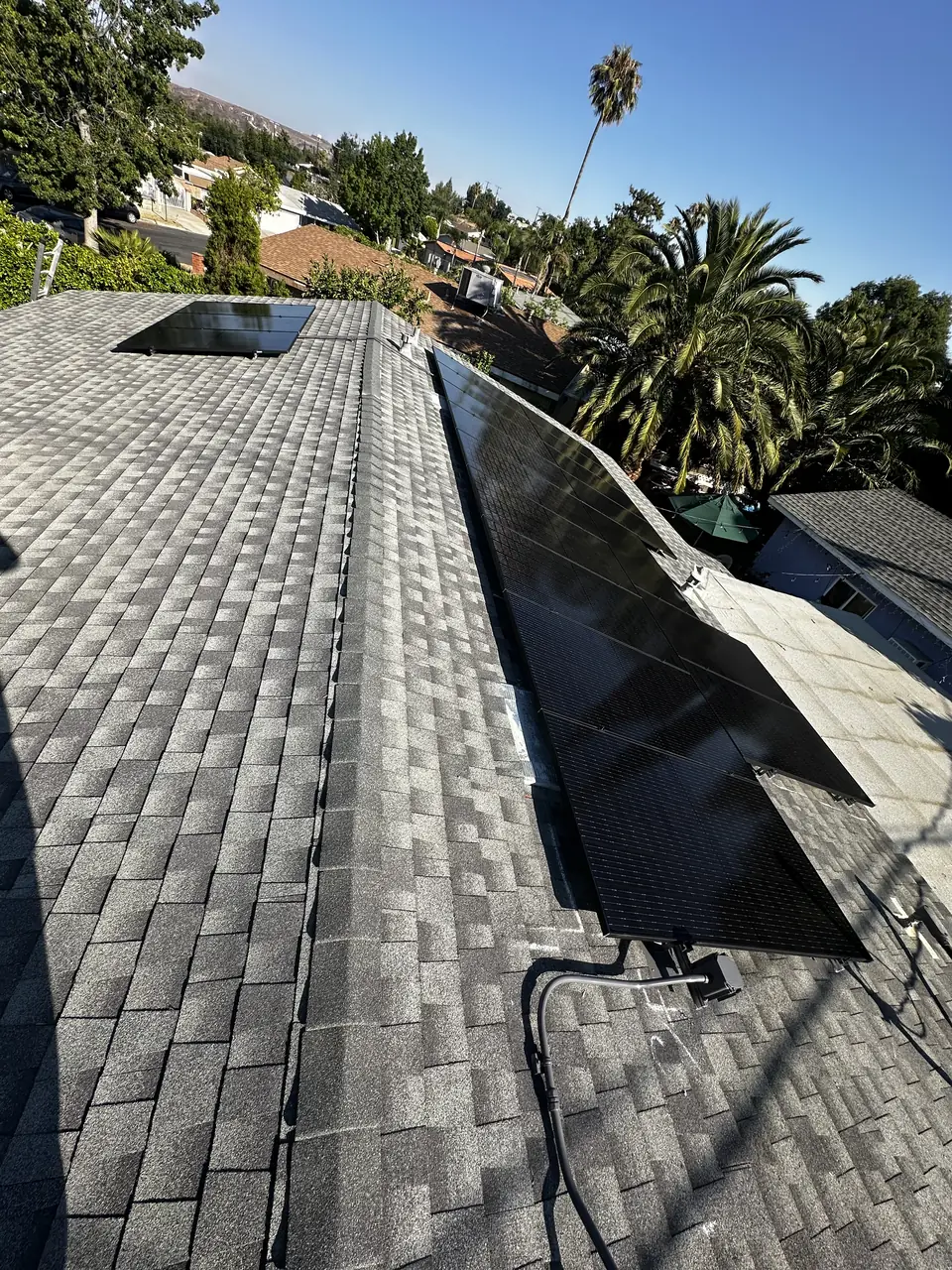 Residential PV system installed in Sylmar, CA