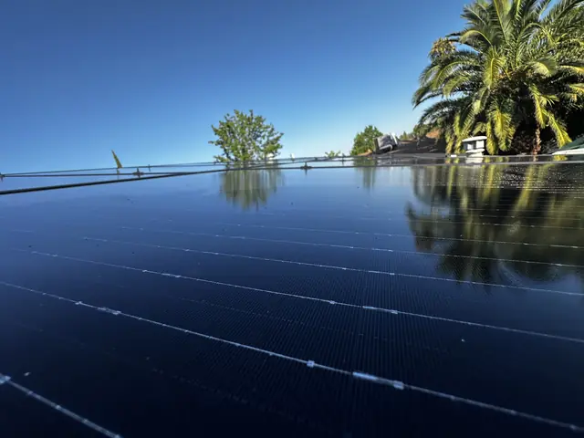 Completed residential solar project in Sylmar, CA