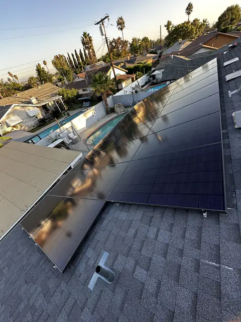 Rooftop solar installation by Cali Energy in Sylmar, CA