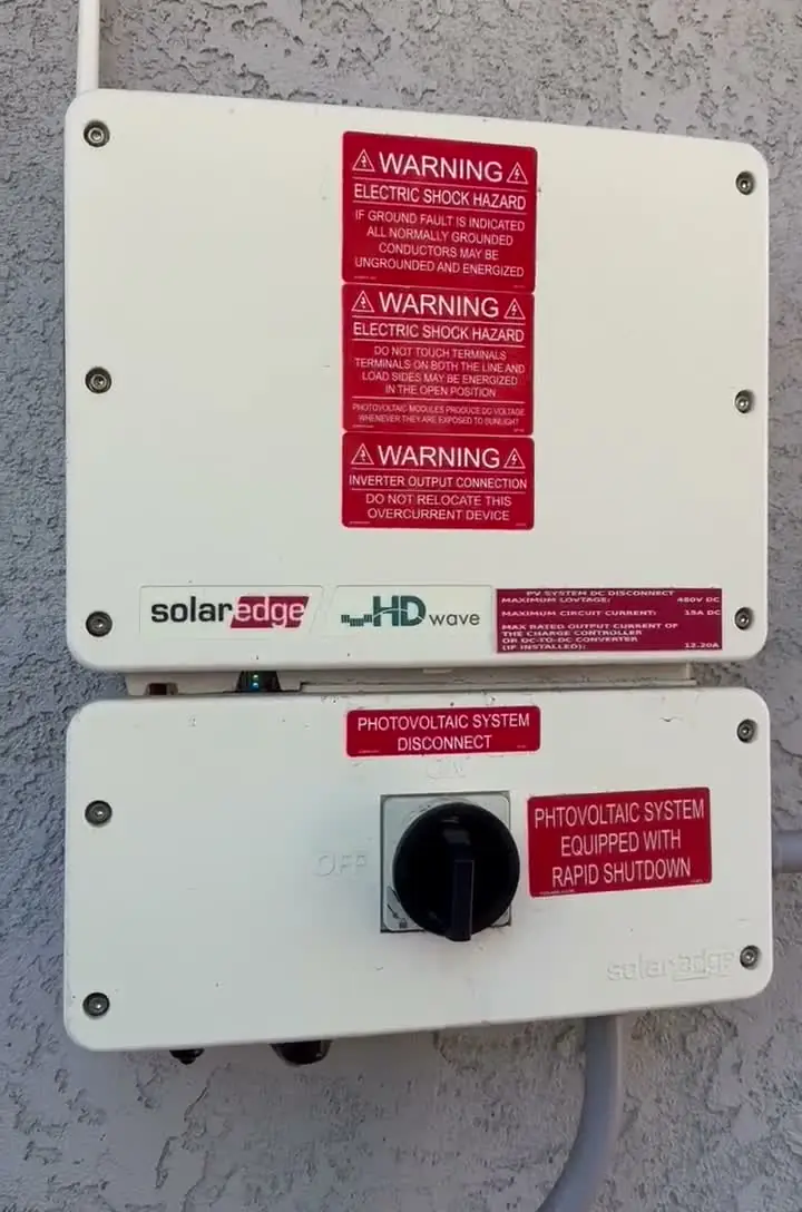 The roof, the panel, the array. One contractor