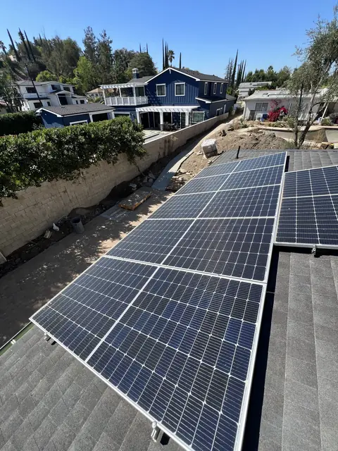 Residential PV system installed in Tarzana, CA
