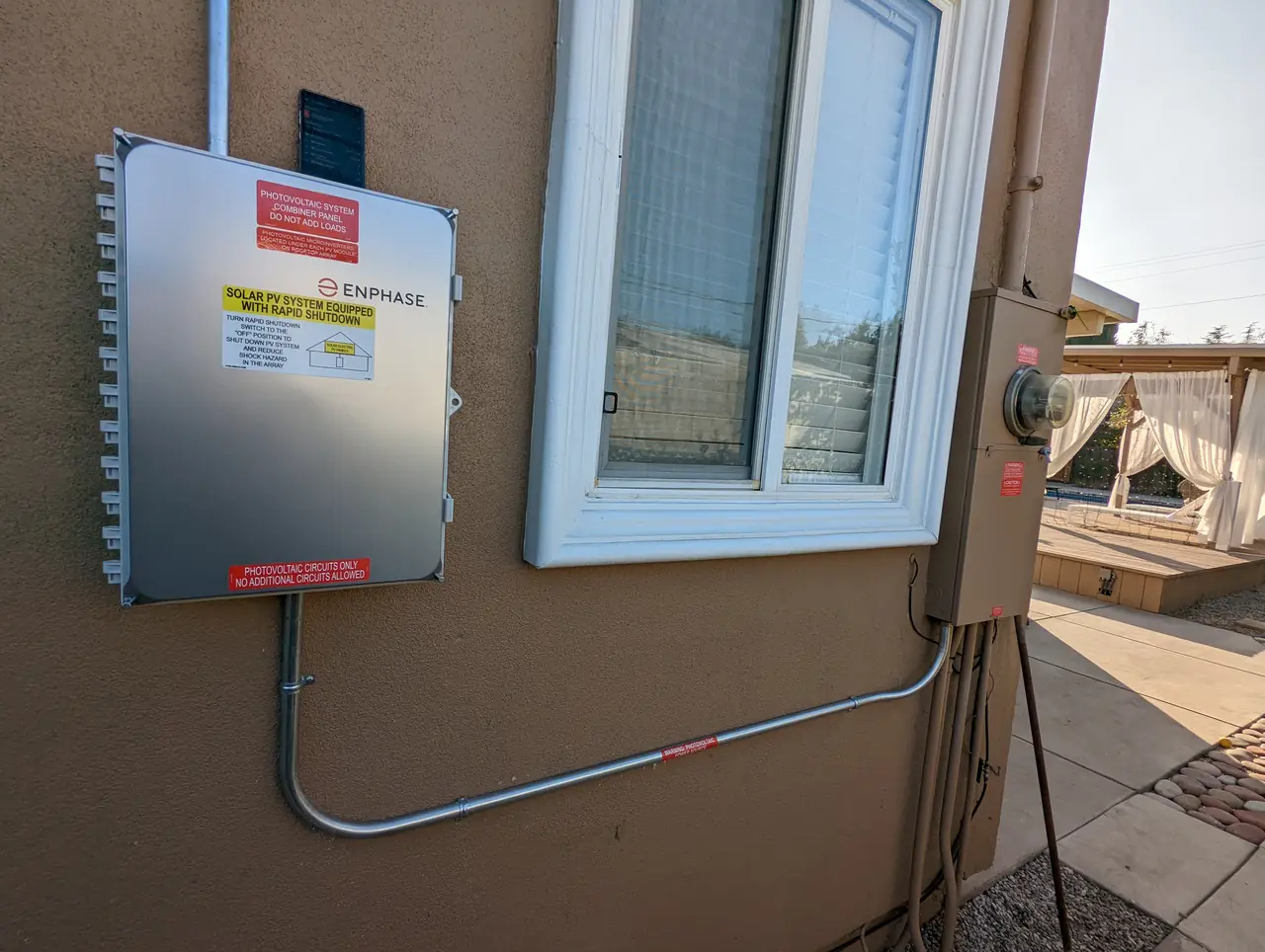 Finished rooftop solar panels on a Tarzana home