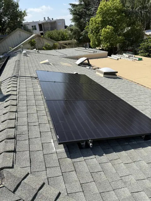 Completed residential solar project in Thousand Oaks, CA