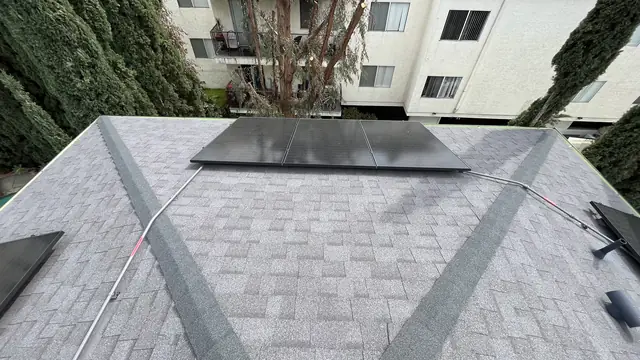 Home solar installation in Van Nuys, CA