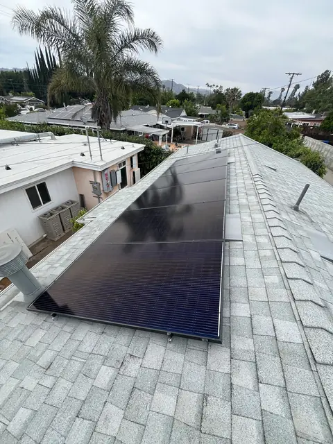 Residential PV system installed in West Hills, CA