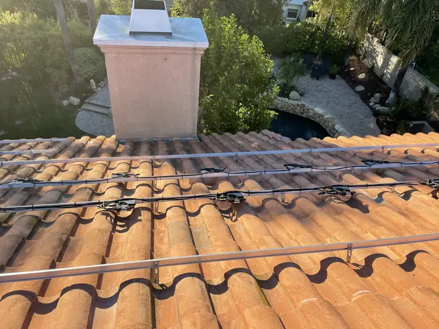 Completed residential solar project in West Hills, CA