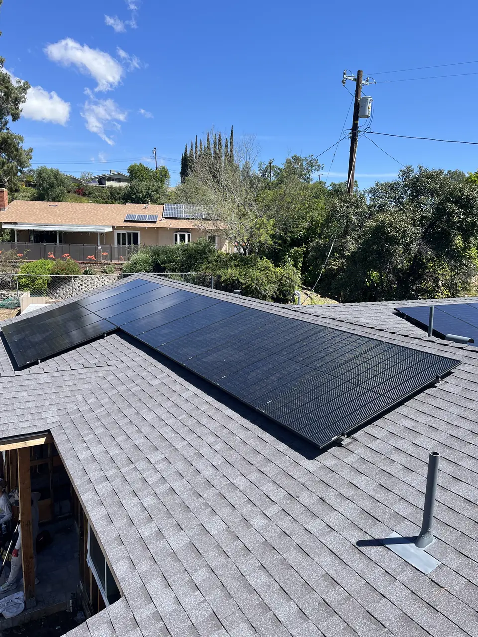 Thirty-panel solar expansion with 400-amp electrical upgrade in West Hills 91304