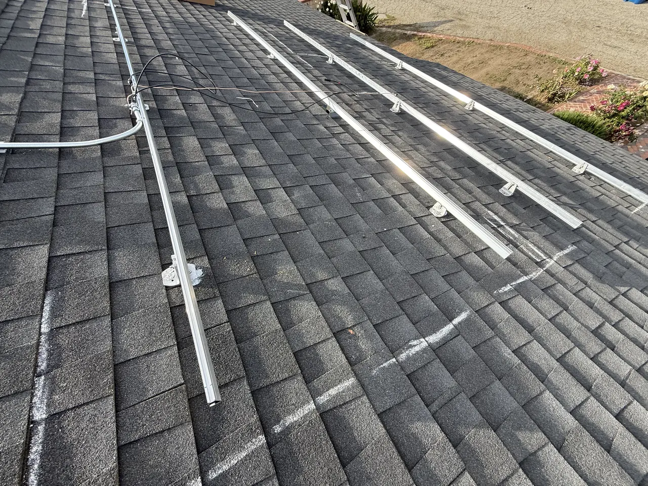 Rooftop solar installation by Cali Energy in Whittier, CA