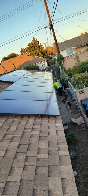 Rooftop solar installation by Cali Energy in Whittier, CA