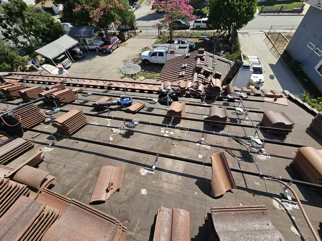 Rooftop solar installation by Cali Energy in Whittier, CA