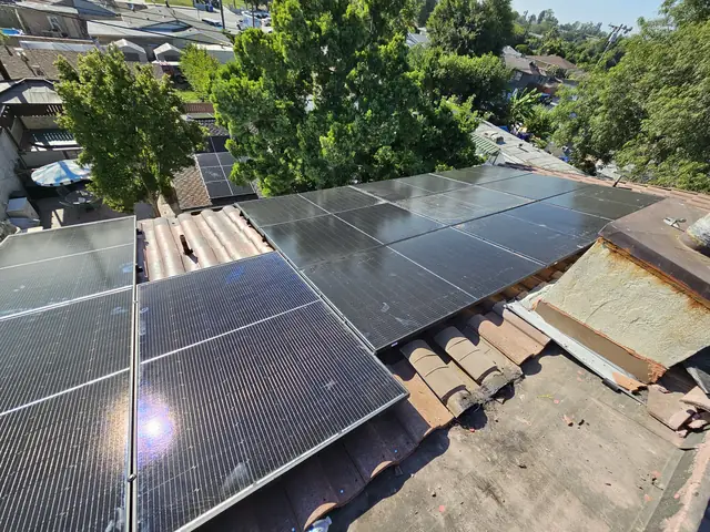 Completed residential solar project in Whittier, CA