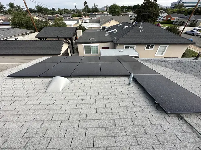 Home solar installation in Whittier, CA