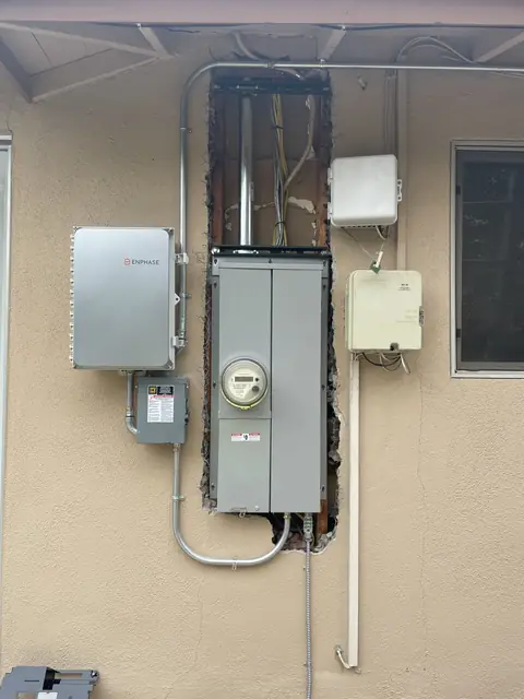 Completed residential solar project in Whittier, CA