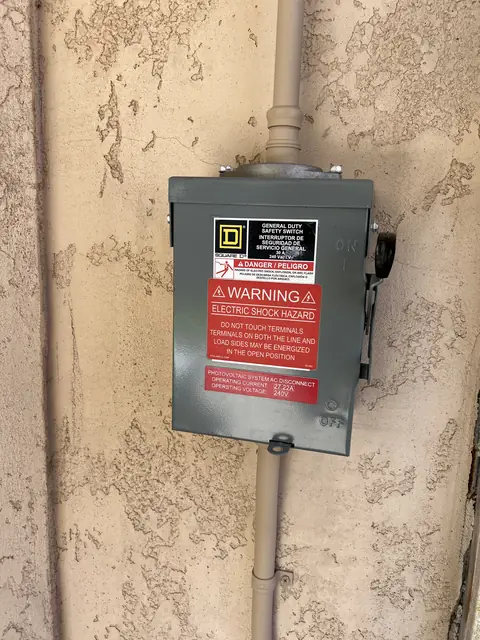 Residential PV system installed in Whittier, CA