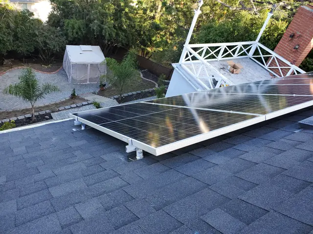 Rooftop solar installation by Cali Energy in Whittier, CA