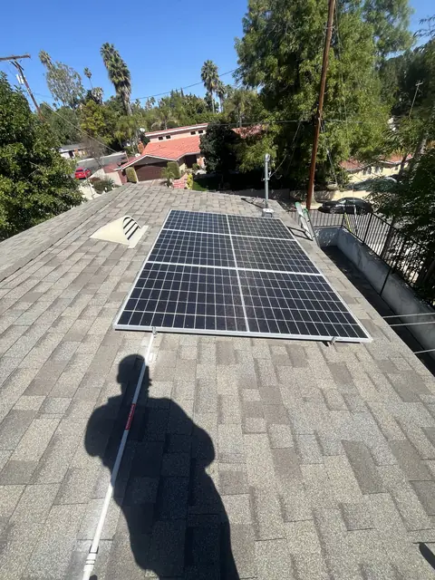 Residential PV system installed in Woodland Hills, CA