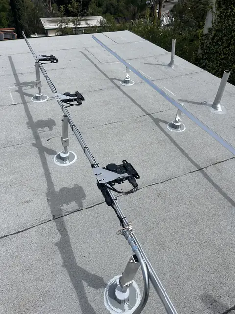 Rooftop solar installation by Cali Energy in Woodland Hills, CA